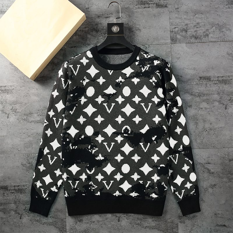 

Designer Sweaters Men Loose Oversized Jumpers Luxury Fashion Casual Autumn Winter Warm Hoodie Sweater, 02