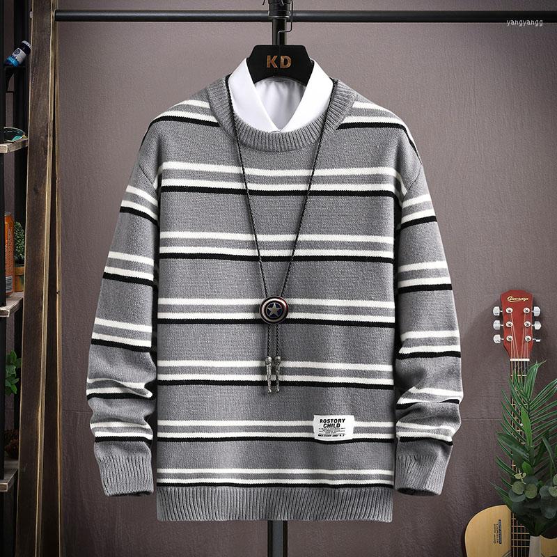 

Men's Sweaters LICHENGRUI Winter Warm Sweater Men Trend Stitching Turtleneck Mens Pullover Thick Slim Fit Tops Knitted Men's Jumper, White 1820