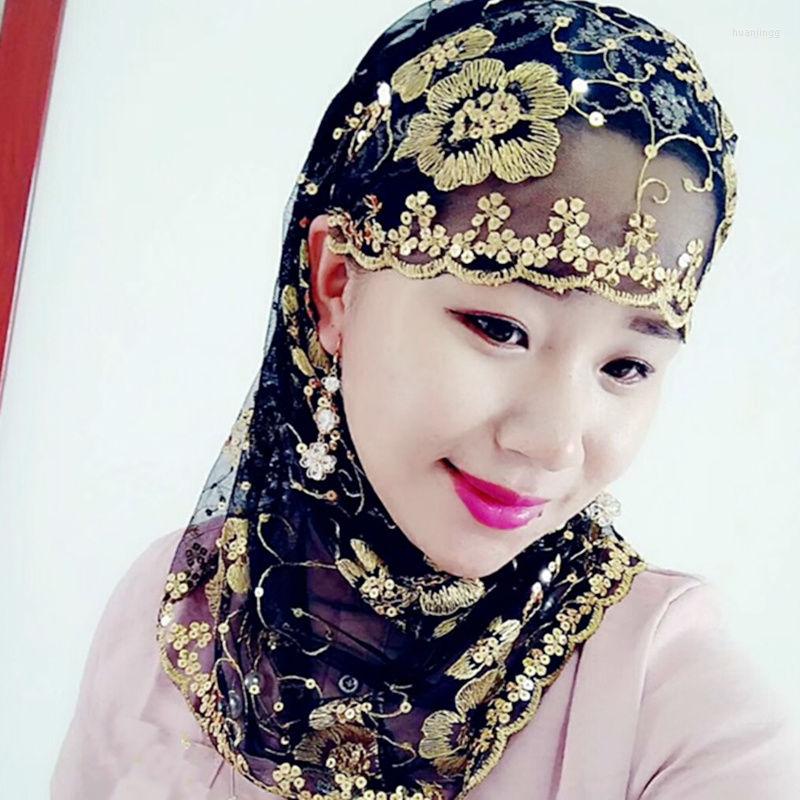 

Ethnic Clothing Muslim Fashion Scarf Hat Hui Nationality Head Cover With Bottom Cap