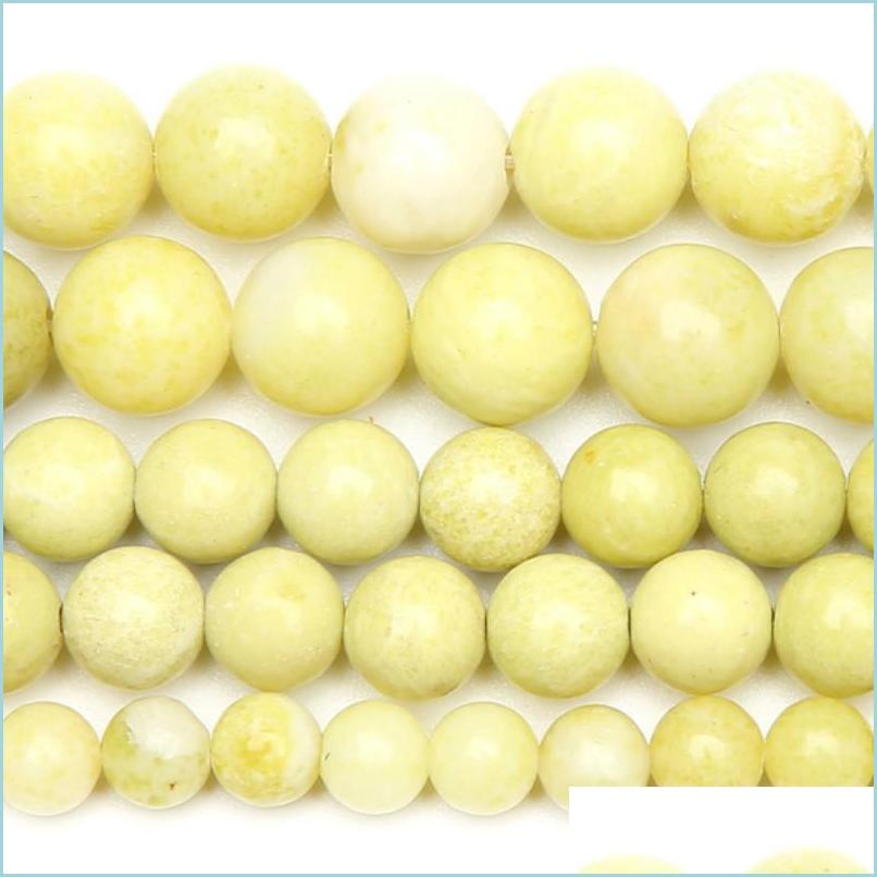 

Stone 8Mm Natural Stone Lemon Jaspers Loose Beads 6 8 10 12Mm Pick Size For Jewelry Making Yoga Bracelet Drop Delivery 2021 Dhcd8