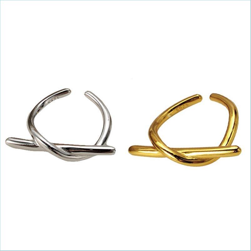 

Cluster Rings Cluster Rings Tungste Minimalist For Women 925 Sterling Sier Open Adjustable Finger Handmade Female Anniversary Jewelr Dhzxa