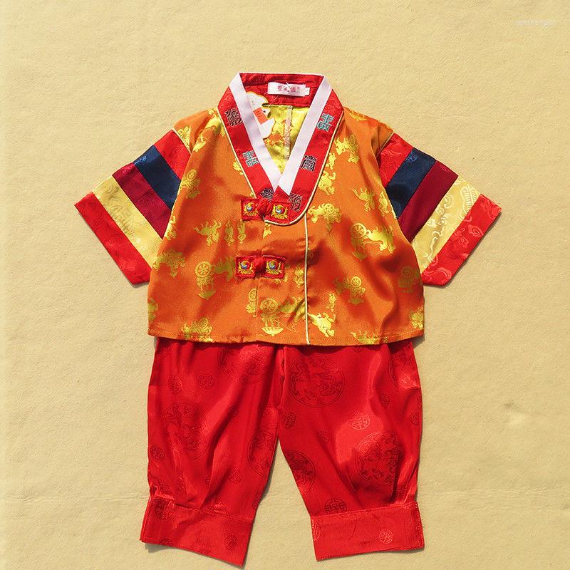 

Ethnic Clothing Hanbok Vintage Spring Clothes Suit Boys Geum 0-5 Years Old Children's Birthday Two-piece Gifts Halloween