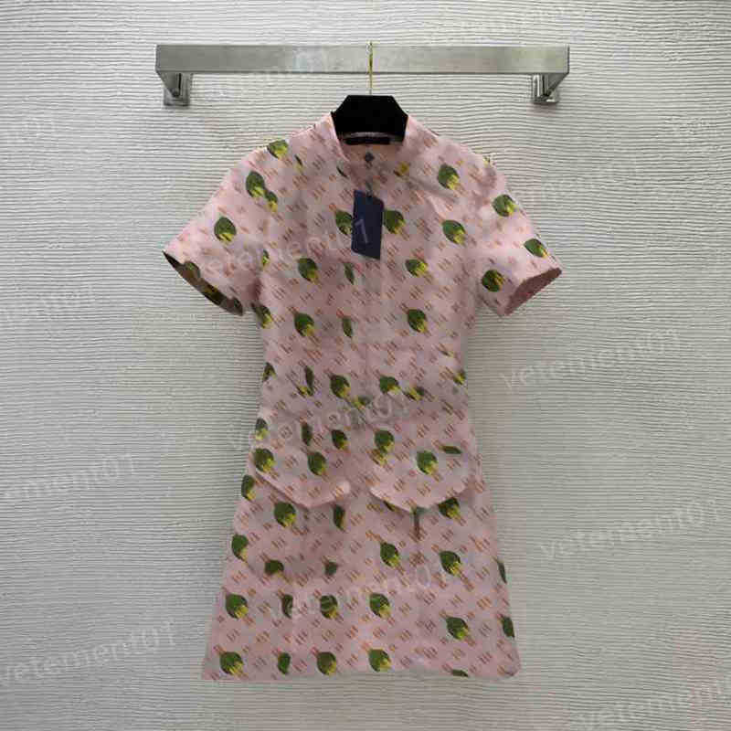 

Womens Casual Dresses Classic Vintage Brand Logo Print Dress Fashion High Quality Short Sleeve Designer Dresses For Women Clothes