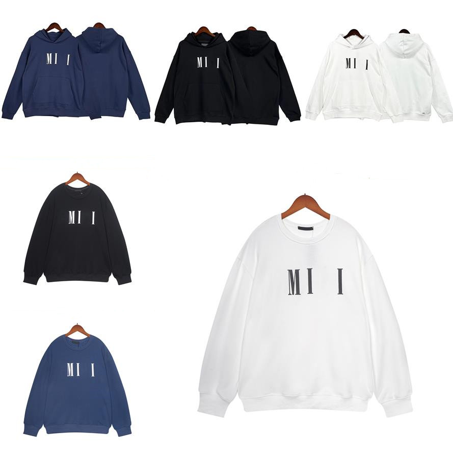 

Winter Mens hoodies sweatshirts pullover long sleeve designer men Hooded Letter Loose causal printed Hip Hop Fashion style Clothing MI, Hi