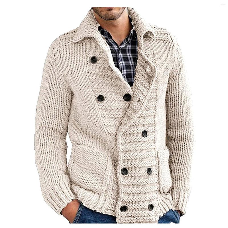 

Men's Sweaters Mens Winter Sweater Fashion Loose Cardigan Warm Lapel Hooded Jacket Vintage Blue Men's Outerwear Plus Windbreak#g3, Black