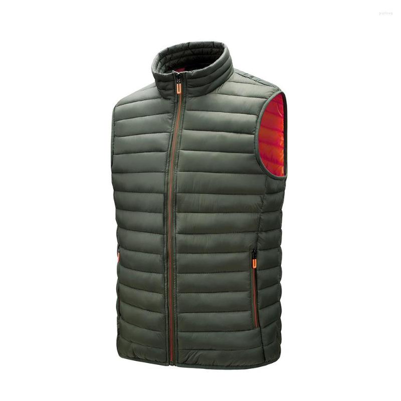 

Men's Vests 2022Autumn And Winter Men's Clothing Vest Jacket Stand Collar Waistcoat Casual Sports Fashion Streetwear, C2
