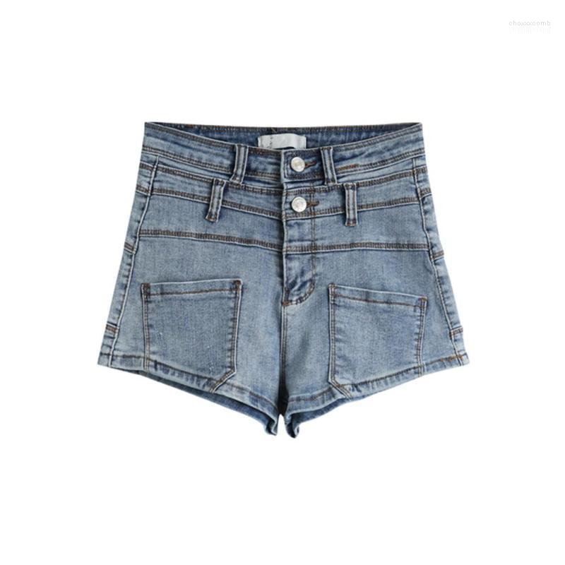 

Women' Jeans Women' Summer Women Short With Pockets Cotton Elastic, Black