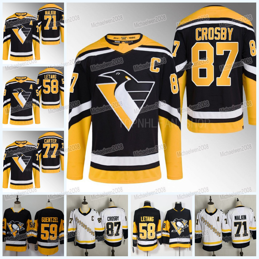 

Pittsburgh Sidney Crosby Penguins Jersey Reverse retro Jeff Carter Evgeni Malkin Jake Guentzel Kasperi Kapanen Bryan Rust Kris Letang Jeff Petry Brian Dumoulin, White