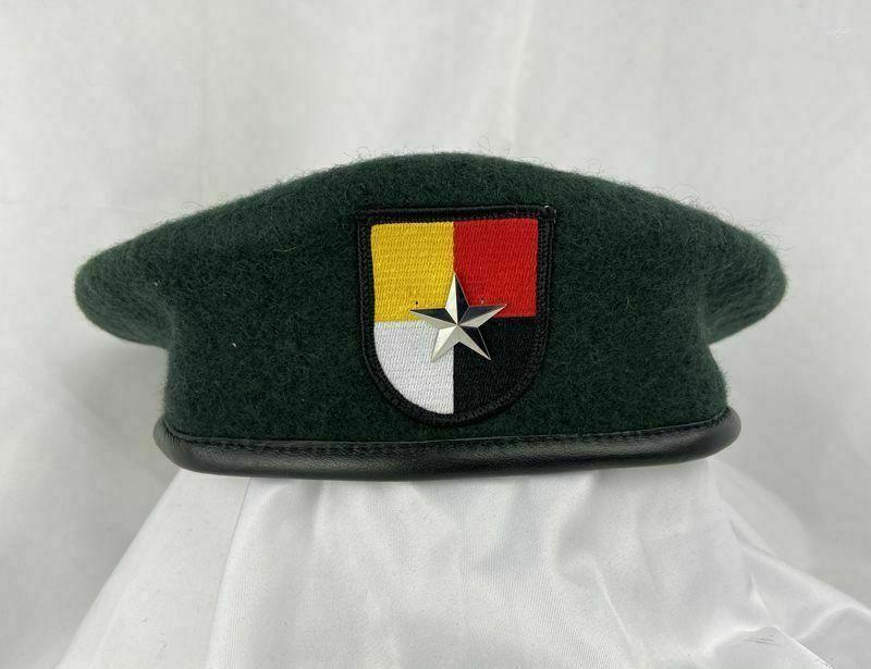 

Berets VIETNAM WAR US Army 3th Special Forces Group AIRBORNE Green Beret 1 Star Brigadier General RANK Hat Military CAP, Picture shown