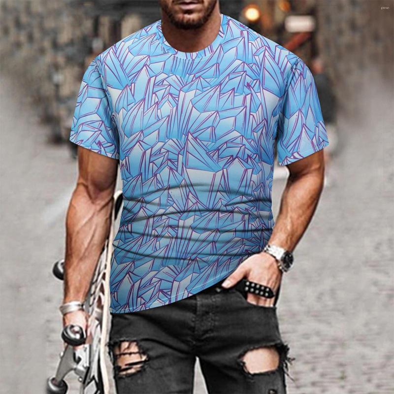 

Men's T Shirts 2022 Men's 3d T-shirt Summer Casual Shirt Men Clothing O-neck Male Tee Tops Hip Hop Streetwear Tshirt Fashion For, Blue