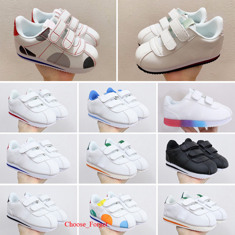 

2021 Cortez shoes mens womens casual Kids Sneakers athletic leather original ultra moire walking sale 20-36, Color 5