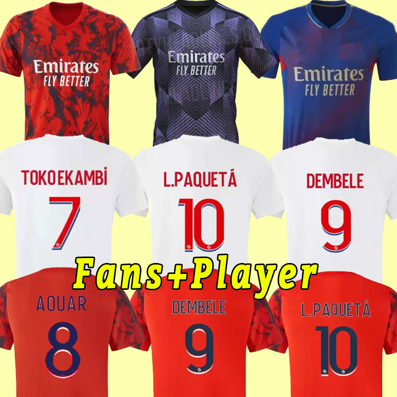 

Fans player version 22 23 Maillot 4TH 2022 2023 Soccer Jersey OL digital fourth football shirts TOKO EKAMBI BRUNO G CHERKI AOUAR HOME KADEWER fourth Lyon MEN
