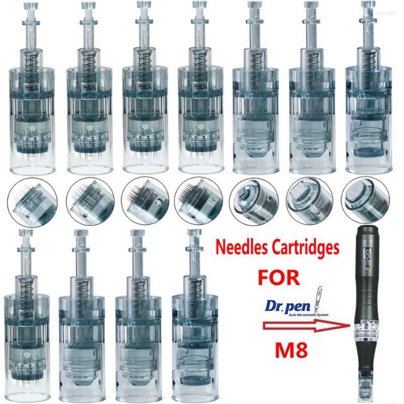 

Tattoo Needles 10/50pcs Dr. Pen M8 Microneedling Cartridge 11 Pin 16 24 36 42 Pins Round Nano 3D 5D Replacement