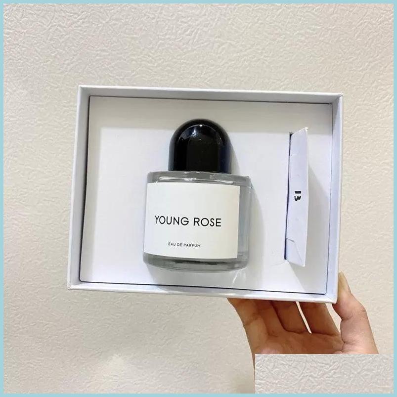 

Air Freshener Byredo Per 100Ml Young Rose Fragrance Men Woman Eau De Parfum Long Lasting Good Smell High Quality Spray Cologne Fast Dhsiv