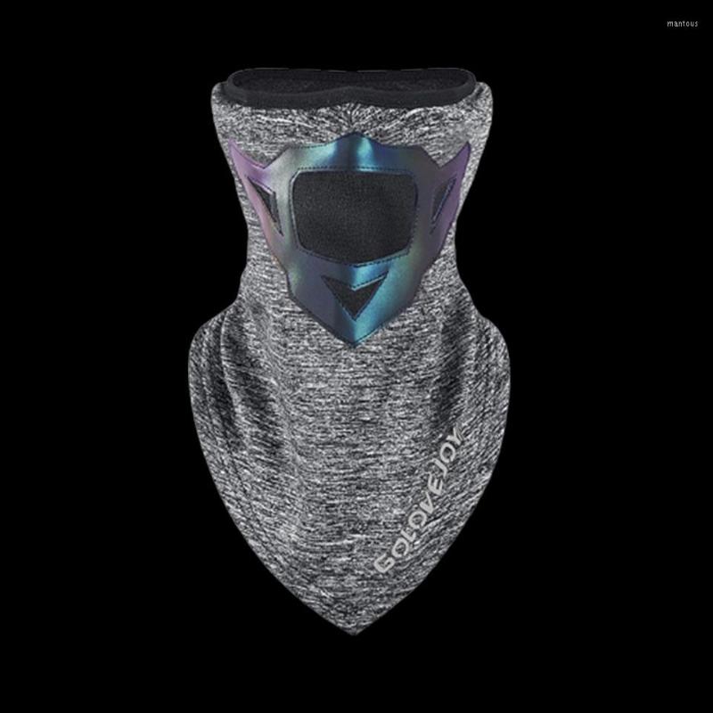 

Bandanas WALK FISH Winter Night Cycling Mask Warm Highlight Reflection Bandana Outdoor Sports Fishing Hiking Mountaineering Headwear