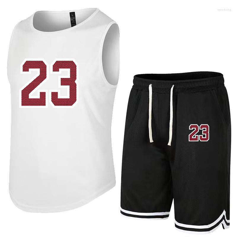 

Men's Tracksuits Summer 23 Sleeveless T-Shirt Set Men Sports Quick Dry Tank Top Shorts Male Fitness Competition Training Vest Winner, Only pants