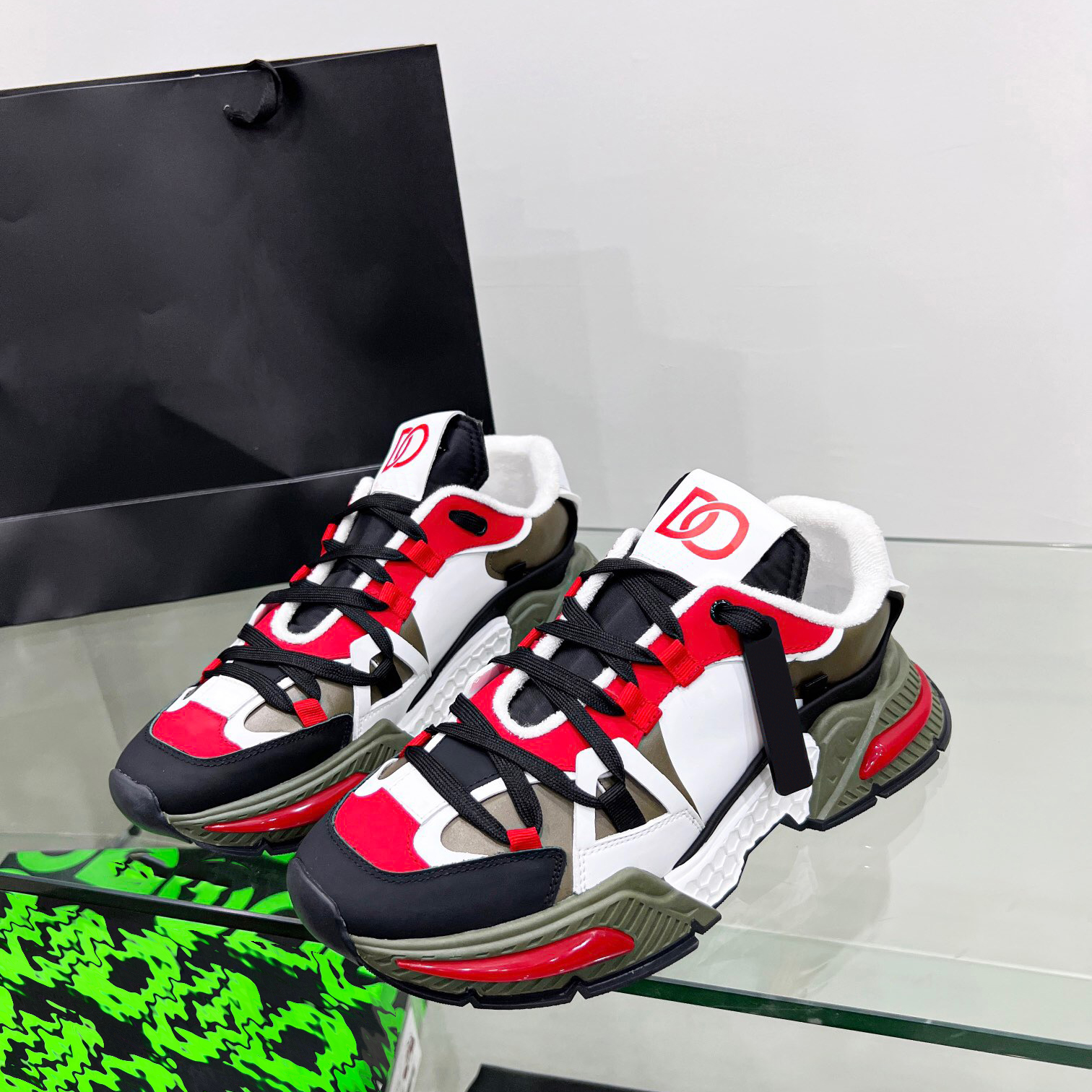 

Designer Sneakers Oversized Casual Shoes White Black Leather Luxury Velvet Suede Womens Espadrilles Trainers mens women Flats Lace Up Platform 1978 S234 03, #20