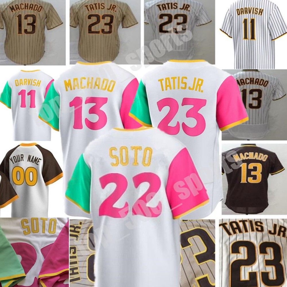 

CUSTOM CUSTOM 2022 Custom Juan Soto Fernando Tatis Jr. City Connect Jersey Manny Machado Yu Darvish Jake Cronenworth Eric Hosmer Trent Grish, Colour 12