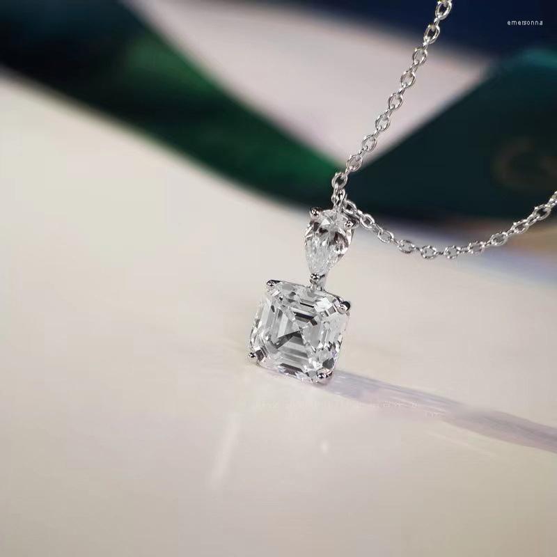 

Chains Korean Small Fresh High Quality Zirconia Water Bottle Necklace Ladies Wild Collarbone Chain Birthday Party Jewelry Gift