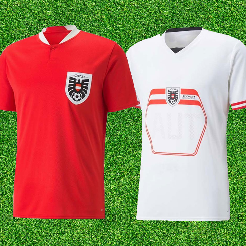 

2022 2023 Men kids kit Austria Away soccer jersey 22 23 Home youth child GRBIC ALABA SABITZER GRILLITSCH KALAJDZIC BAUMGARTHER SCHLAGER Football Shirt