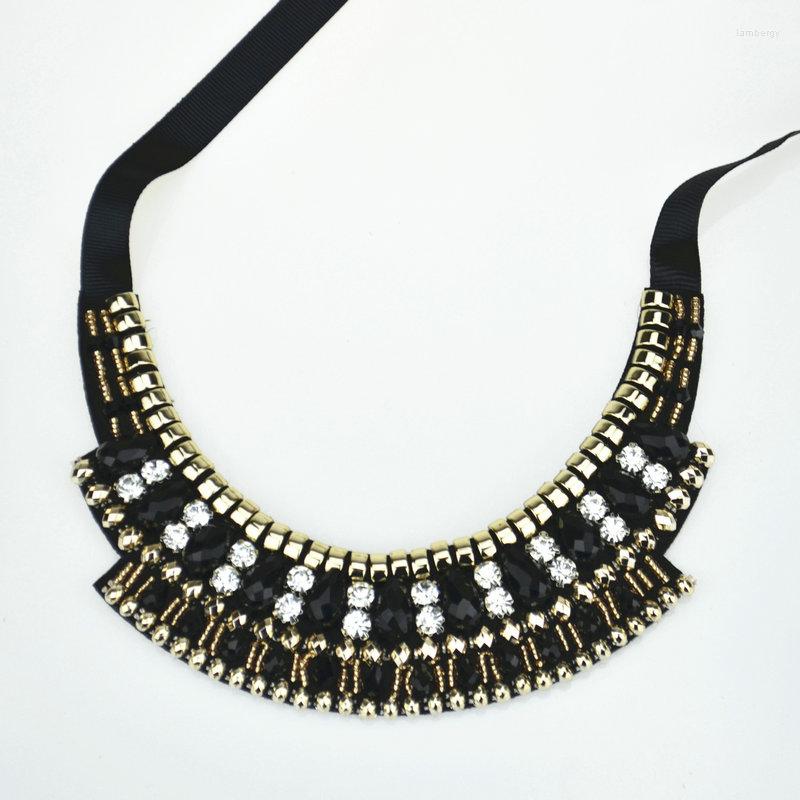 

Choker 2022 Handmade Statement Necklaces Necklace Fashion Ethnic Collares Crystal Water Drop Pendant For Women