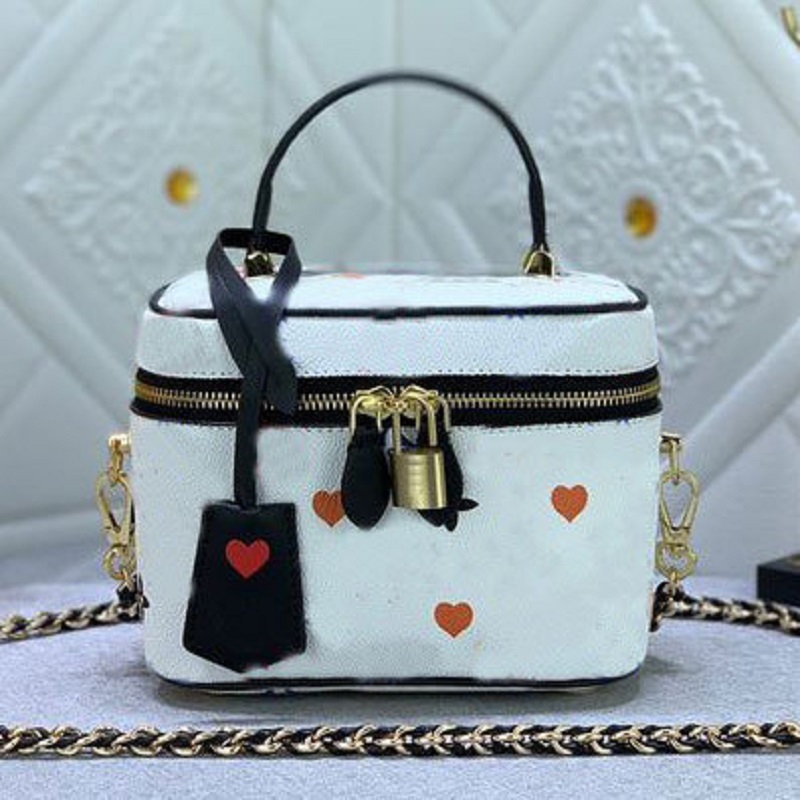 

Vanity Pm Cosmetic Designer Bags Ladies Fashion Casual Embossing Material Dies For Paper Luxury Crossbody Shoulder Flower Tote Messenger Cases Leather Bag M45165, 01