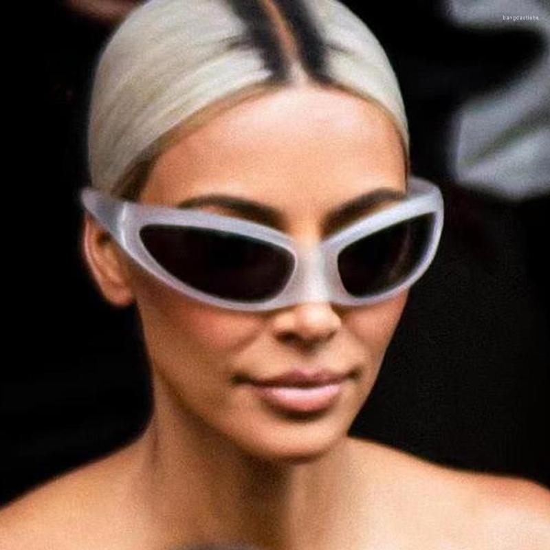 

Sunglasses 2022 Vintage Small Alien Oval Steampunk Men Women Punk Eyeglasses Sports Sun Glasses Goggle Shades Y2K Eyewear