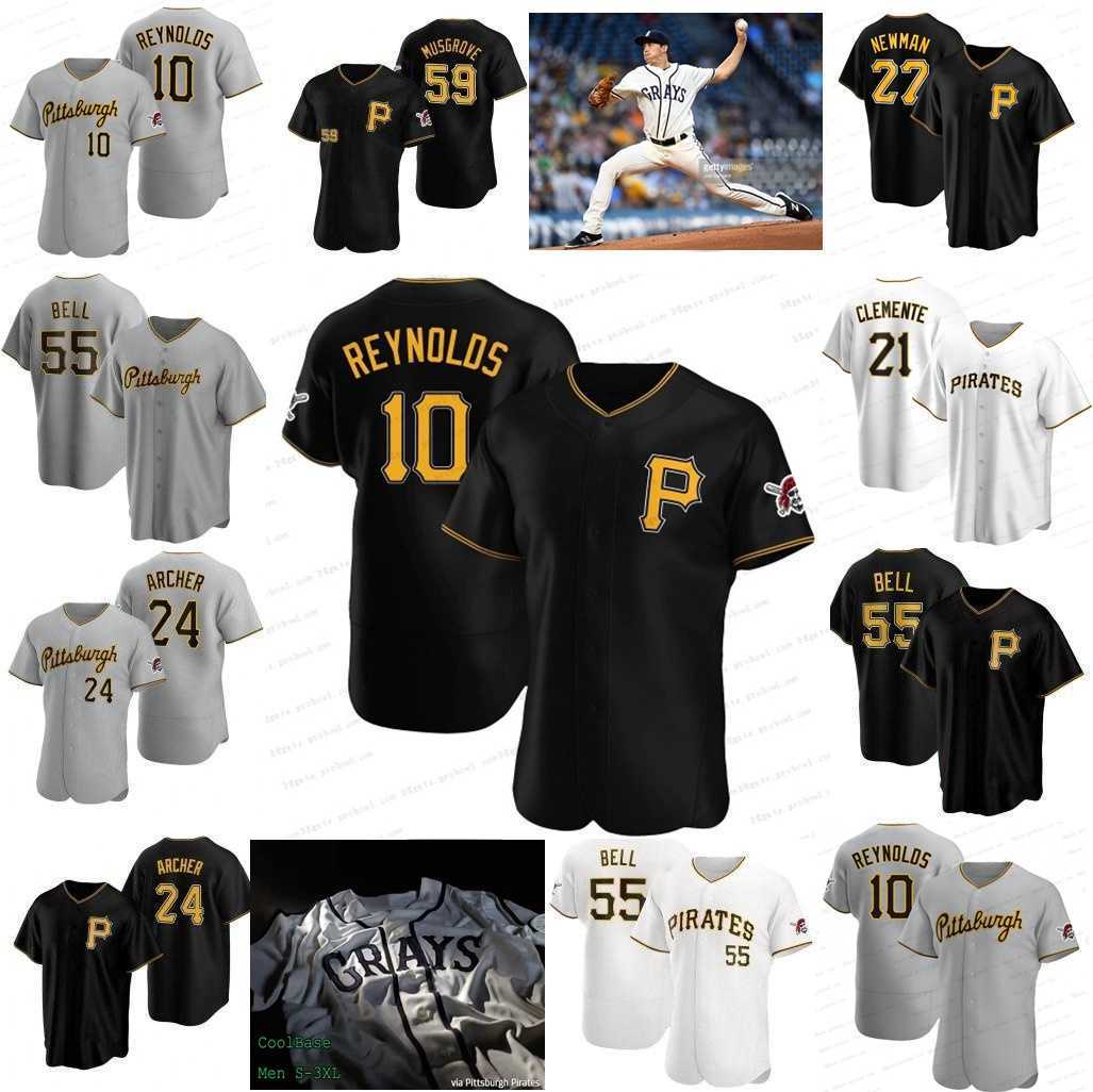 

Homestead Grays Pirates Jersey Bryan Reynolds Kevin Newman Jacob Stallings Colin Moran Gregory Polanco Erik Gonzalez Phillip Evans Roberto, Mens/cool base/grey