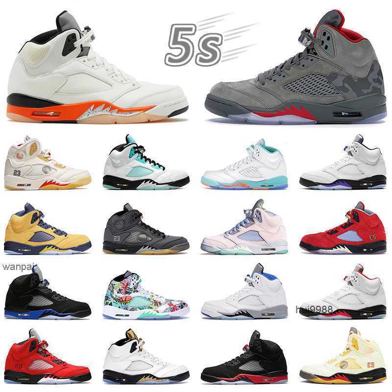 

2023 Hot mens womens jumpman5s basketball shoes shattered backboard white cement sail metallic gold what the new fire red easter pink cam og designer shoes, A44 40-47 alternate grape