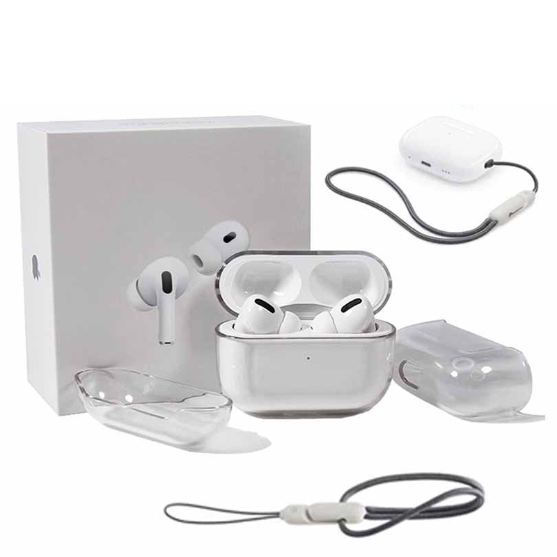 

for AirPods Pro 2 air pods 3 Earphones airpod Bluetooth Headphone Accessories Solid Silicone Cute Protective Cover Apple Wireless Charging Box Shockproof 2nd Case, Black