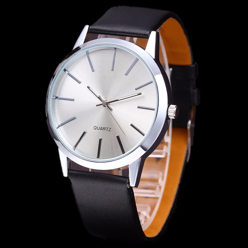 

HBP Mens Watches Quartz Movement Business Leather Strap Fashion Sports Style Casual Watch Montres de luxe, Color 3