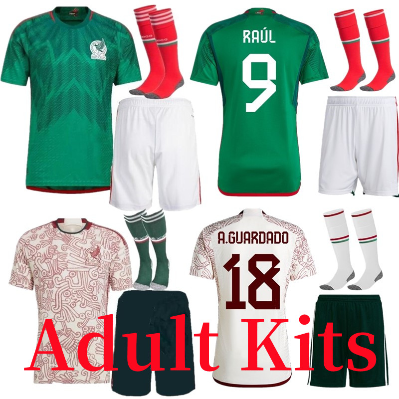 

22 23 Mexico soccer jersey ADULT kit and socks home green purpal copa america 2022 2023 CHICHARITO A. GUARDADO H. LOZANO HERRERA DOS SANTOS football shirt uniforms, Away