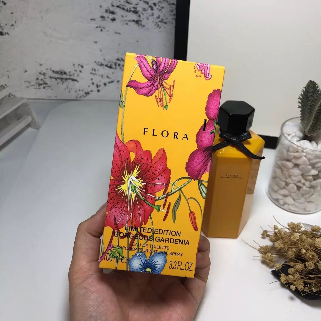 New Flora yellow Women Perfume 100Ml 3.3 FL.OZ EAU Parfum Woman Long Lasting good smell-image-1111416034