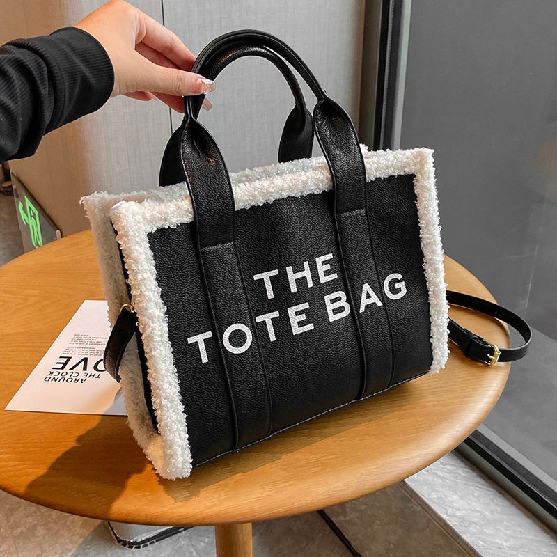 Sacs de créateurs Sacs à main de mode Sac en cuir PU Marc Grande capacité Épaule pour femmes portefeuilles Lettre Imprimé Sac fourre-tout Sac à m