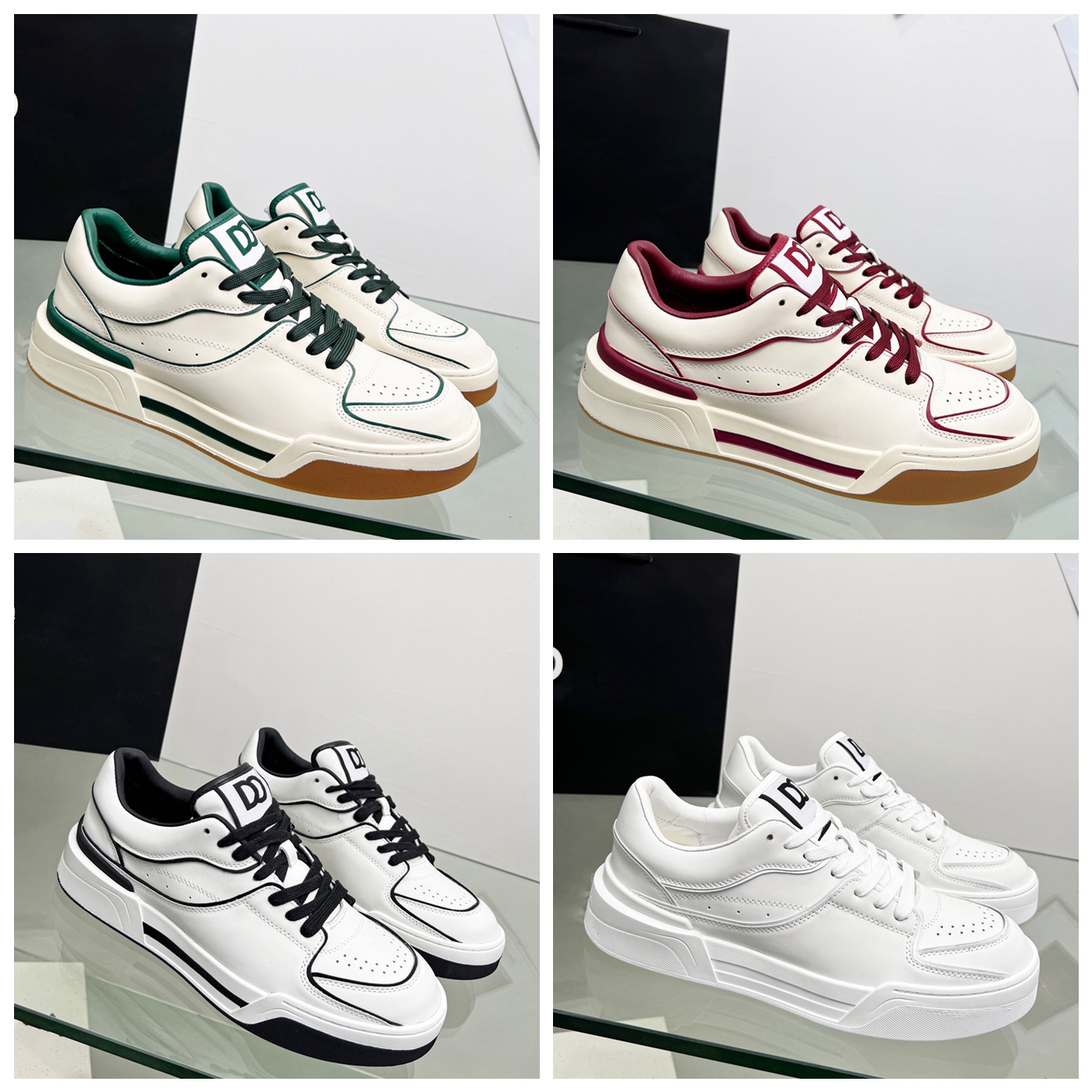 

Italy Luxury Sneaker Designer Casual Shoes Brand Trainer Man Woman Running Shoe Man Aces by topshoe99 S233 08, Box