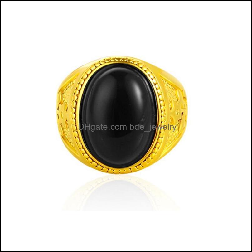 

Cluster Rings Cluster Rings Red/Green Opening Drip Oil Simation Nature Stone Ring For Women Mens No Faded Plating Gold Jewelry Whole Dhpud