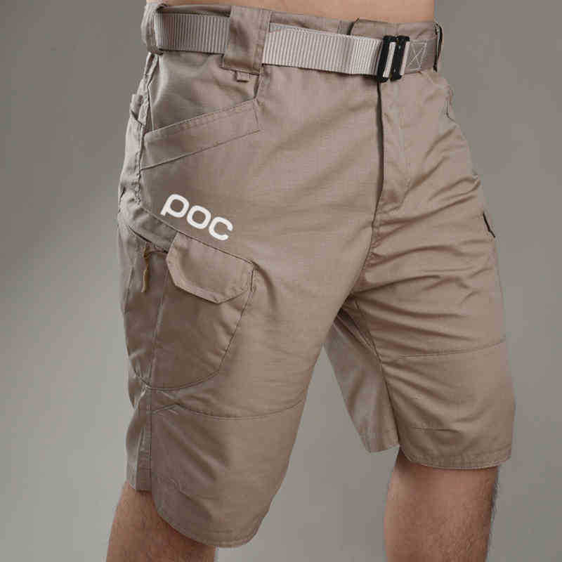 

POC Cycling Shorts Men MTB Downhill Trousers Mountain Bike Enduro Bicycle Shorts Water Ristant Loose Fit Outdoor Sport, 03