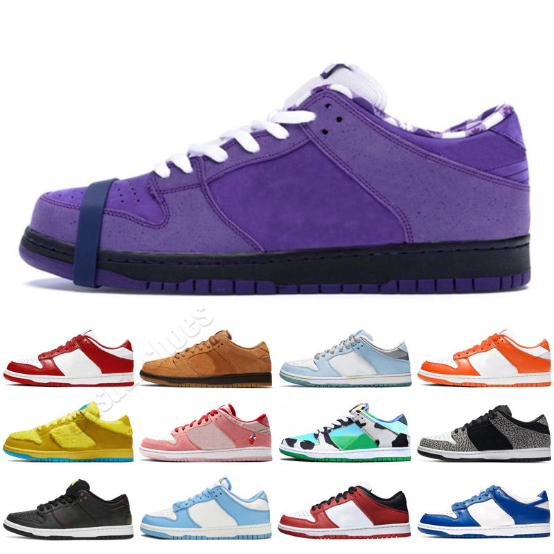 

Designer SB Dunks Retro Running Shoes Men Women White Black Panda UNC Racer Blue Raspberry Grey Fog Mens Trainers Outdoor Sports Sneakers 2023, Color 6