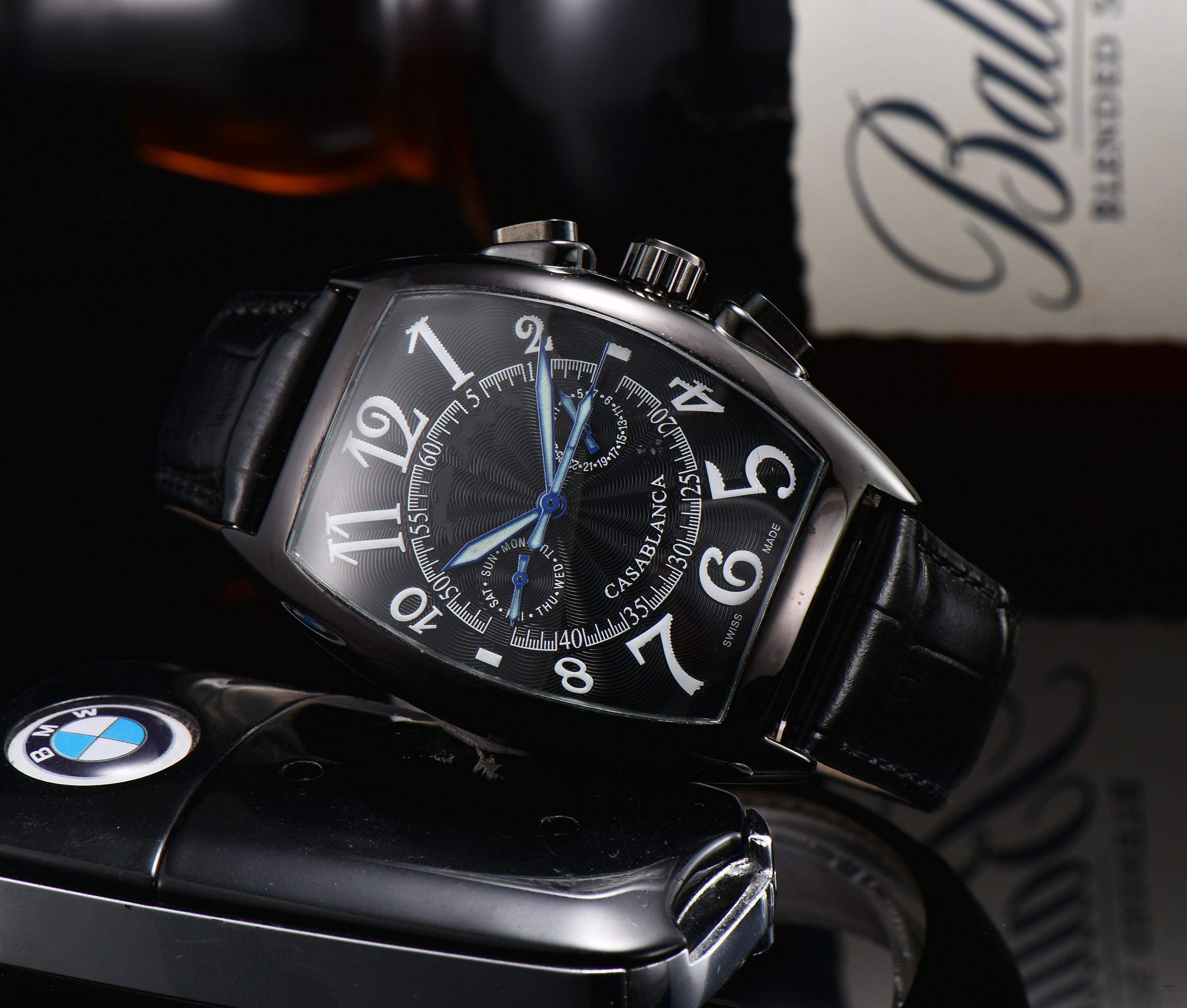 

2022 Latest Men's watch dial IN automatic mechanical chain dial Leather strap men's watch