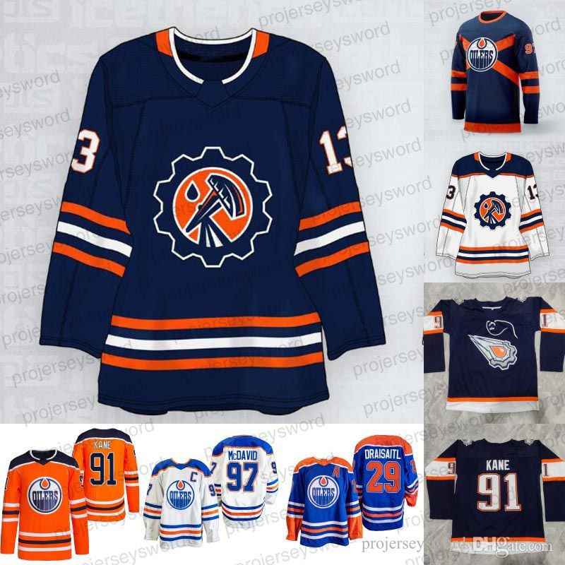 

CUSTOM CUSTOM Edmonton Connor McDavid Oilers Jersey Leon Draisaitl Zach Hyman Evander Kane Jesse Puljujarvi Jack Campbell Ryan Nugent-Hopkin, Mens 22/23 reverse retro s-xxxl