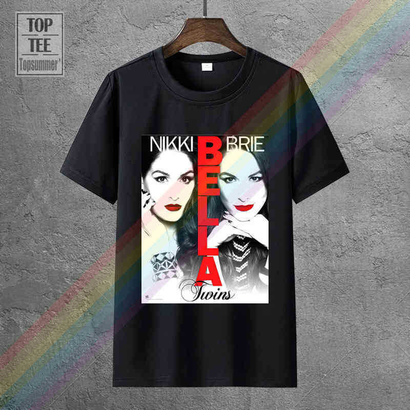 

Men he wins Brie Nikki Bella Funny Shirt Novelty Tshirt Women, 0010079-black
