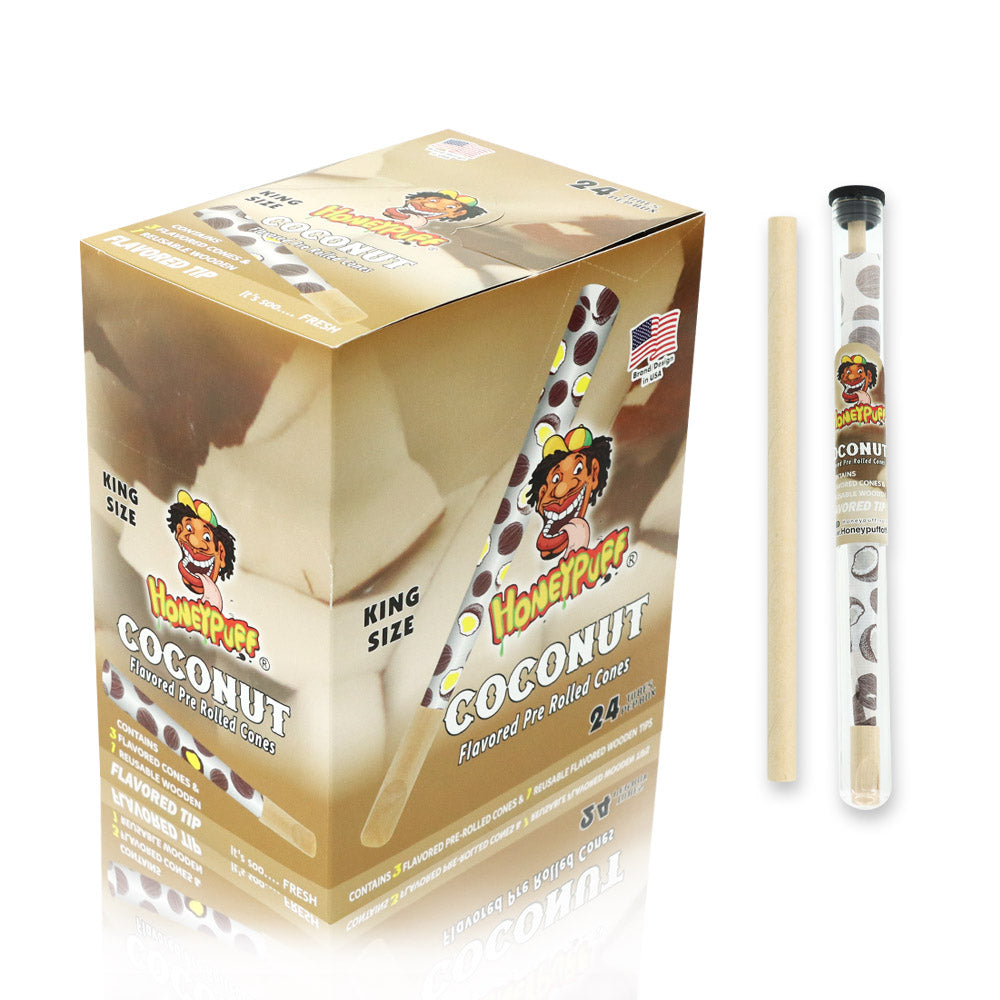 

Smoking Accessories 110MM coconut flavor cigarette PAPER conical papers horn tube ROLLING PAPER bong dab rig