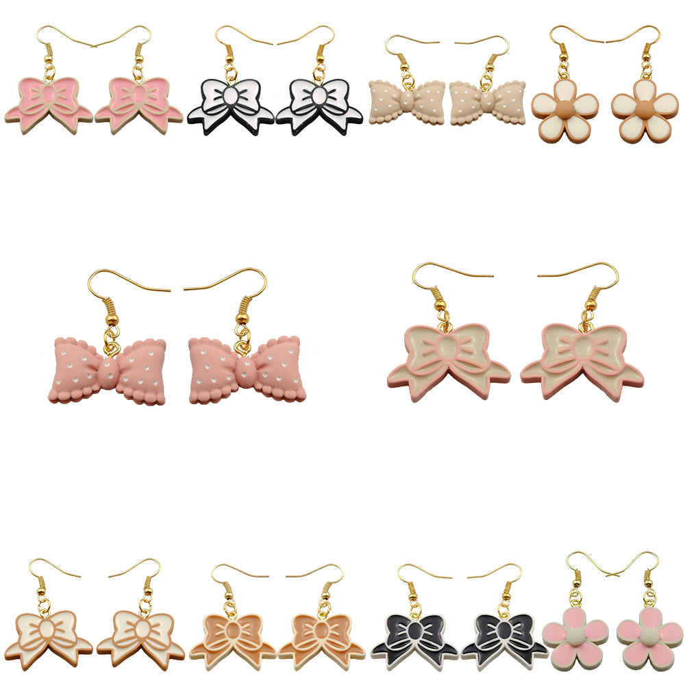 

Stud Kawaii Bow Flower Earrings Costume Trendy Style Woman Girl Jewelry Drop Delivery 2022 Smtxw