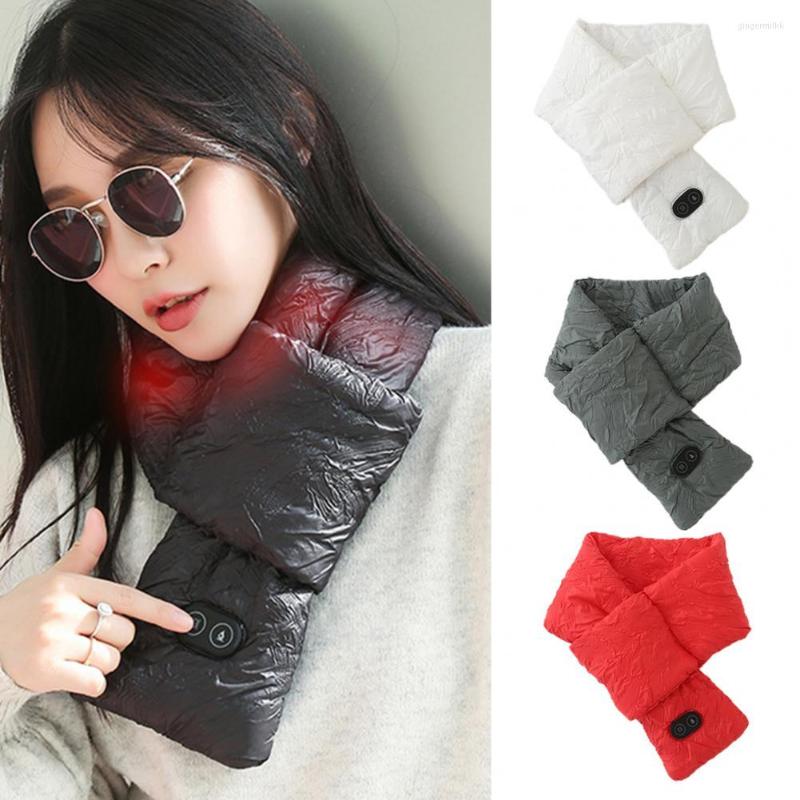 

Scarves Neck Heating Scarf Adjustable Temperature One-key Start Fast Keep Warm Ultra-Thick USB Powered Electric Heat