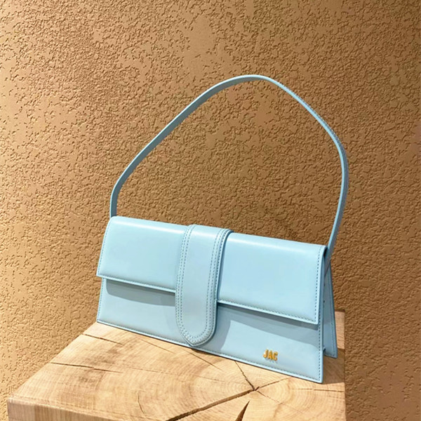 

Womens Designer baguette large clutch Bag mens WOC Leather jacquem Le Bambino satchel Luxury famous envelope tote Wallets handbags Crossbody Shoulder fashion Bags, Green