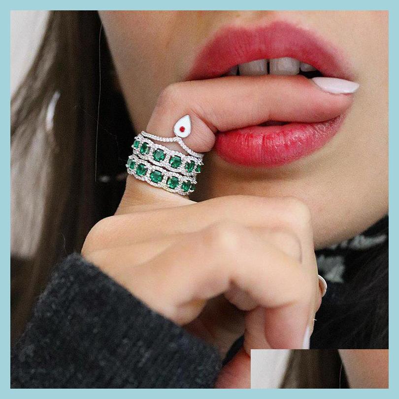 

Cluster Rings Cluster Rings 2021 Arrived Fl Cz Band Engagement Wedding For Women Gorgeous Finger Drop Delivery 2022 Jewelry Ring Dhyu2