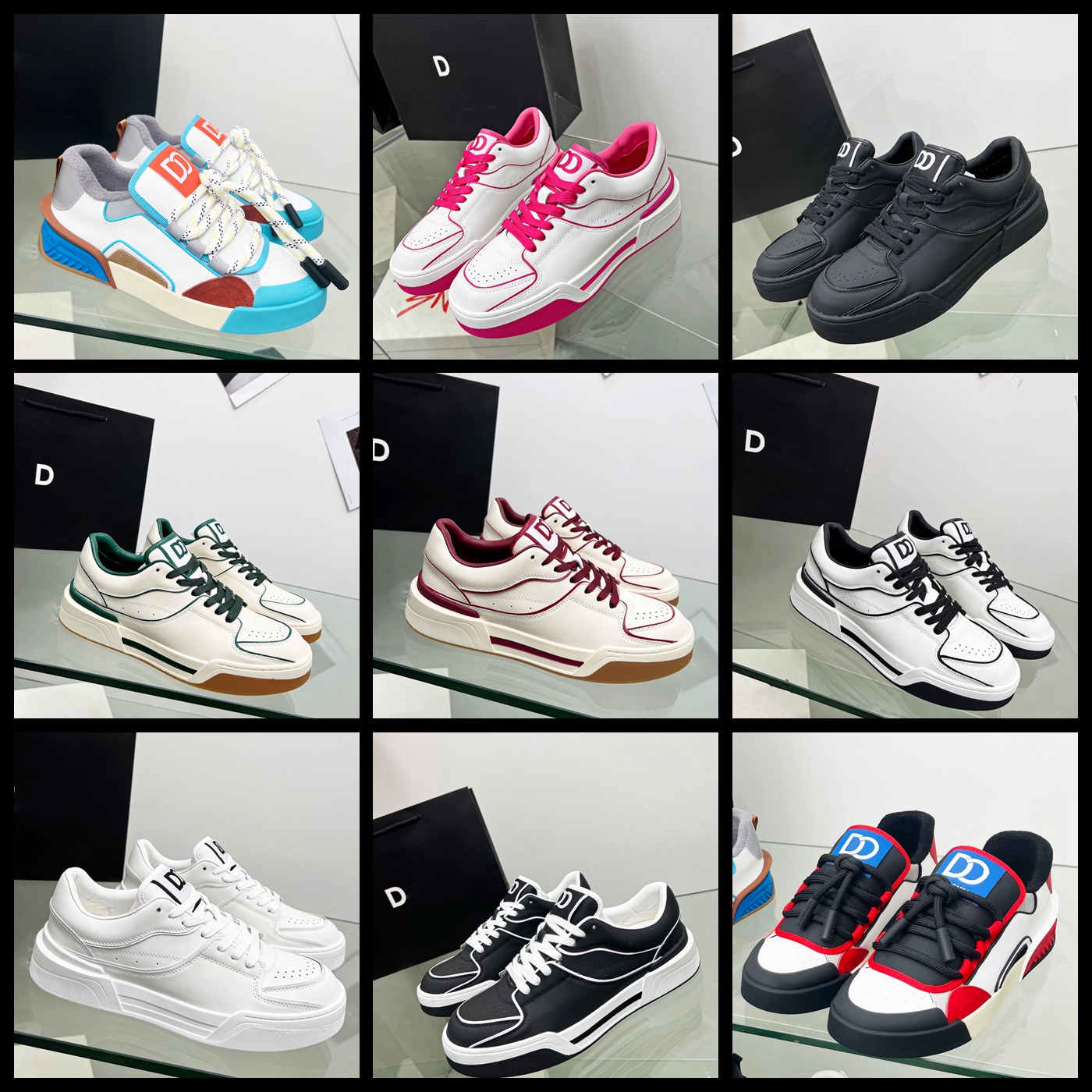 

Italy Luxury Sneaker Designer Casual Shoes Brand Trainer Man Woman Running Shoe Man Aces S233 01, Box