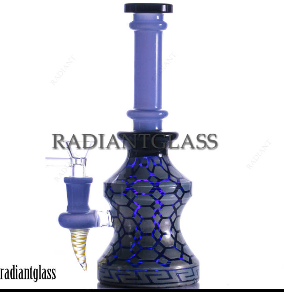 

Hookahs Heavy Glass Bong Cone Bongs 5mm thick smoking water pipe with 14mm glass bowl