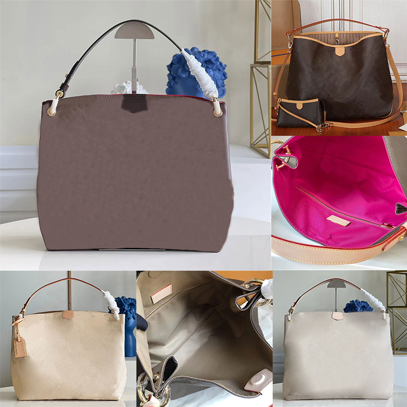 

Classic Designer Graceful tote women shopping evening bags luxury fashion shoulder handbag MM GM epi leather checked embossed totes gracefull bag, I need see other product