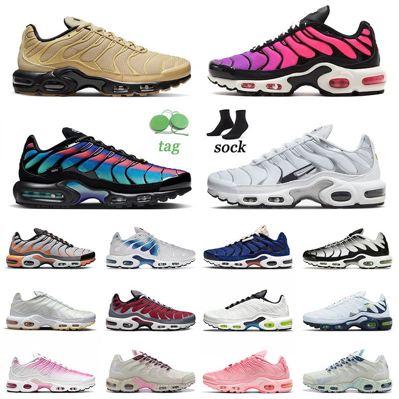 

2022 Arrival Tuned Plus Tn Running Shoes Terrascape Unity Black White Mint Green Oreo Spray Paint Black Volt Men Women Tns Trainers Sneakers Eur 36-46, A7 2 bailey bow